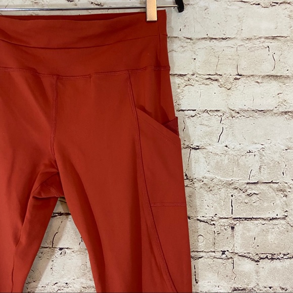Orange high waisted active leggings size small - Picture 4 of 9